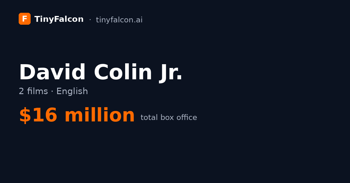 David Colin Jr.