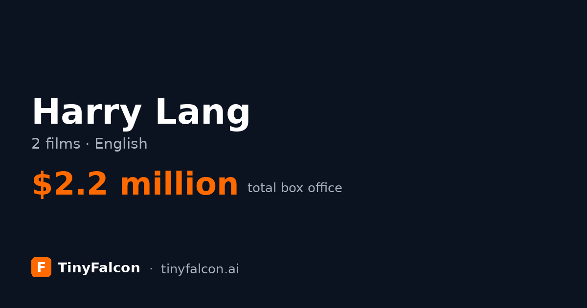 Harry Lang