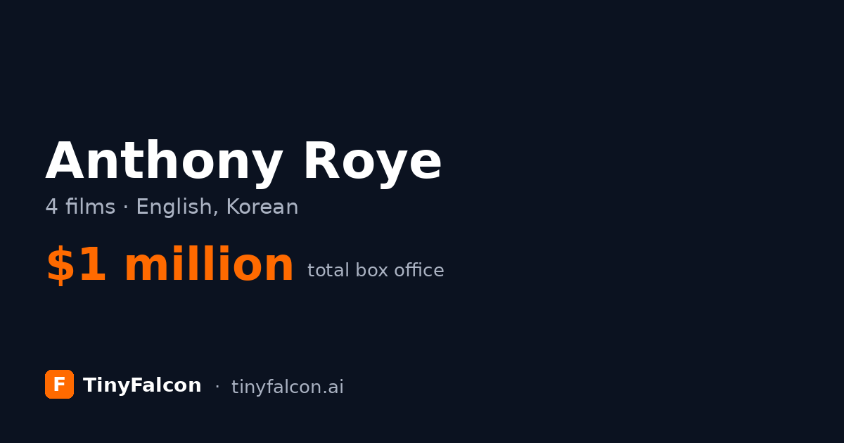 Anthony Roye