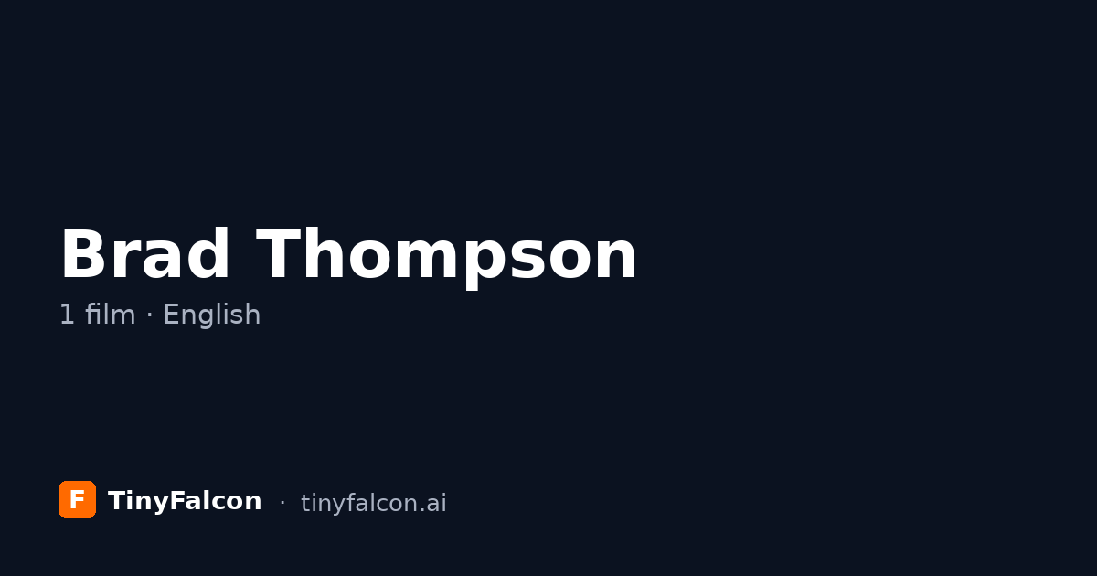 Brad Thompson
