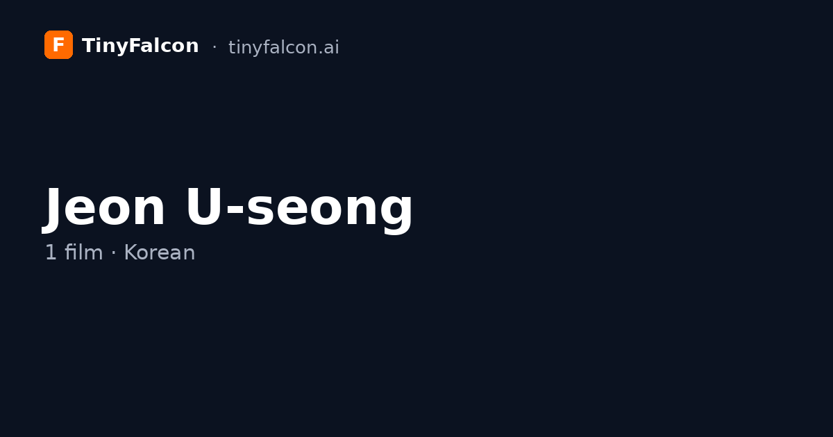 Jeon U-seong
