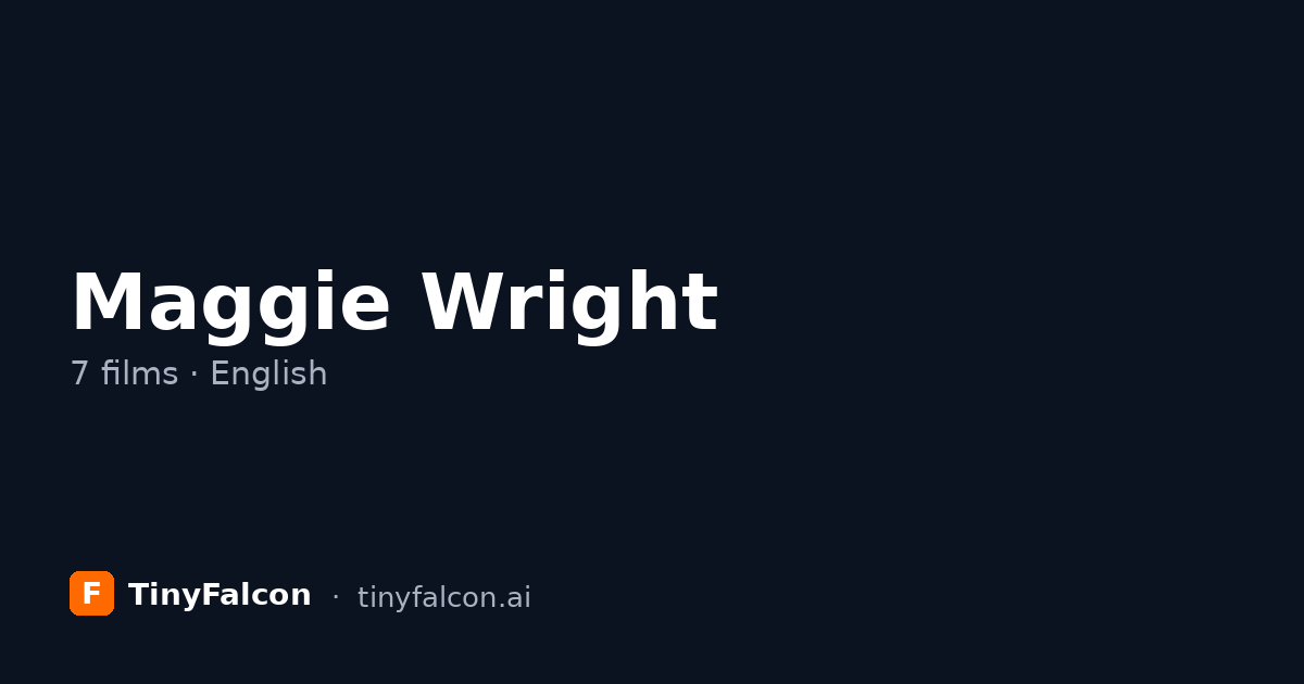 Maggie Wright
