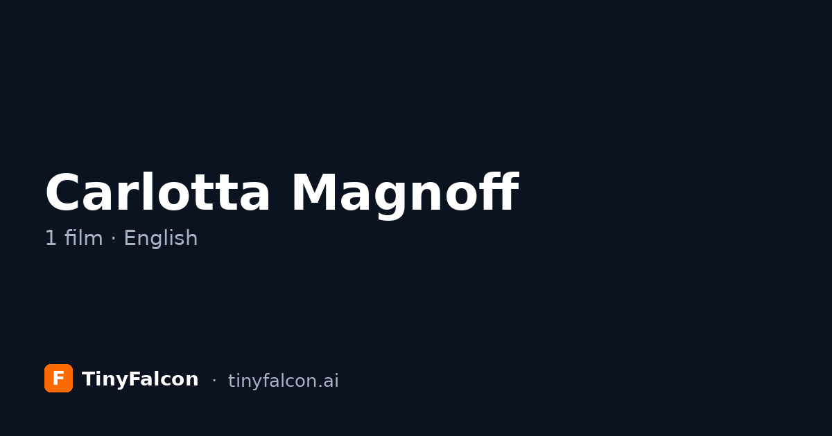 Carlotta Magnoff