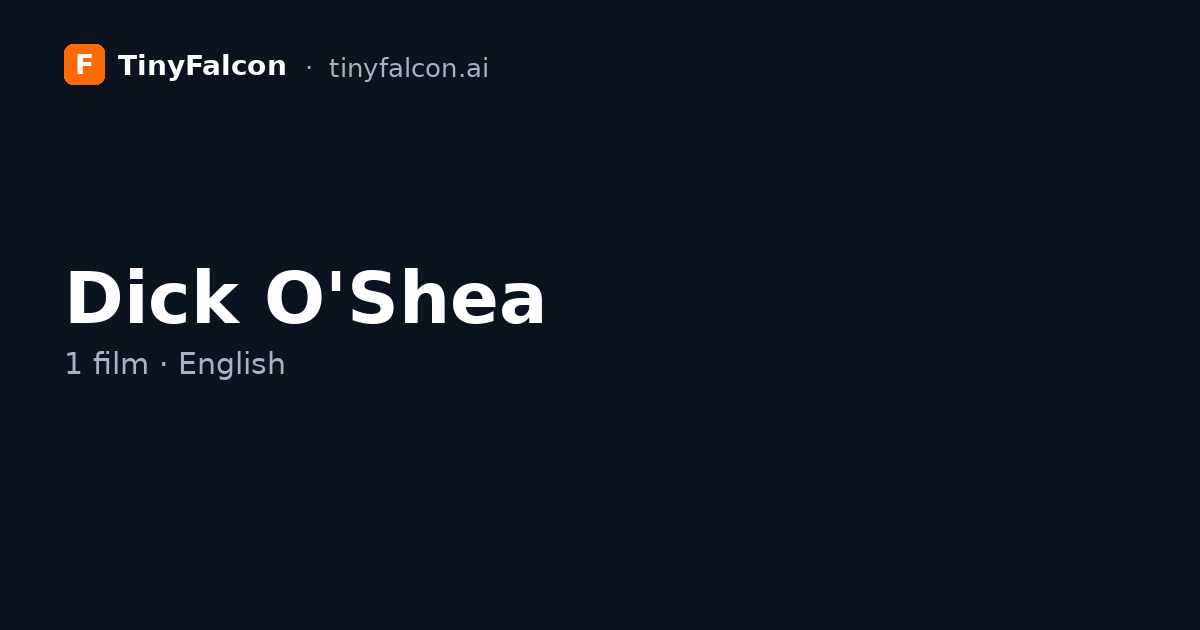 Dick O'Shea
