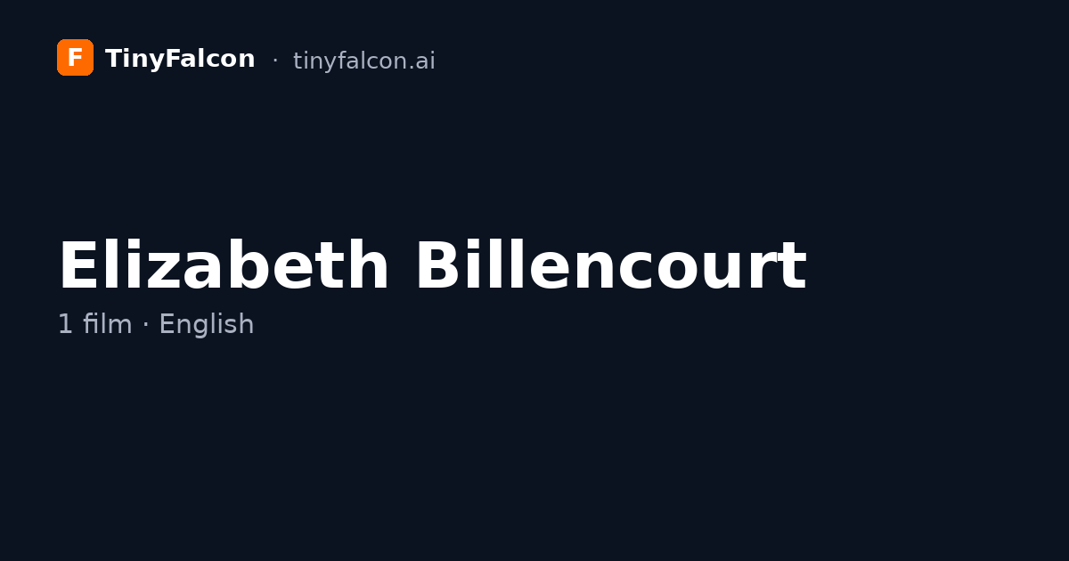 Elizabeth Billencourt