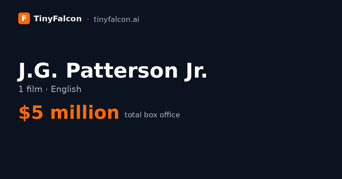 J.G. Patterson Jr.