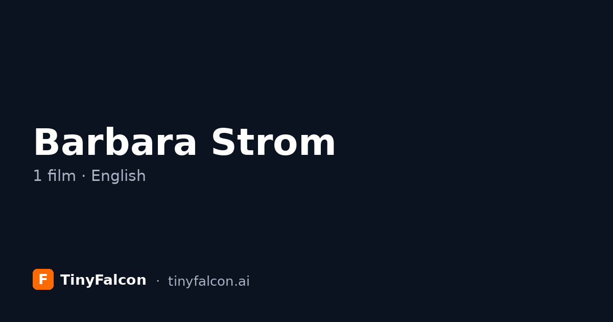 Barbara Strom