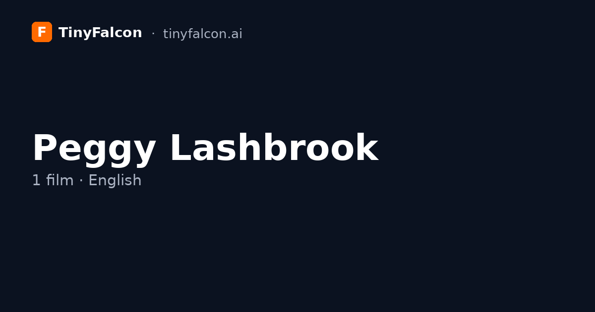 Peggy Lashbrook