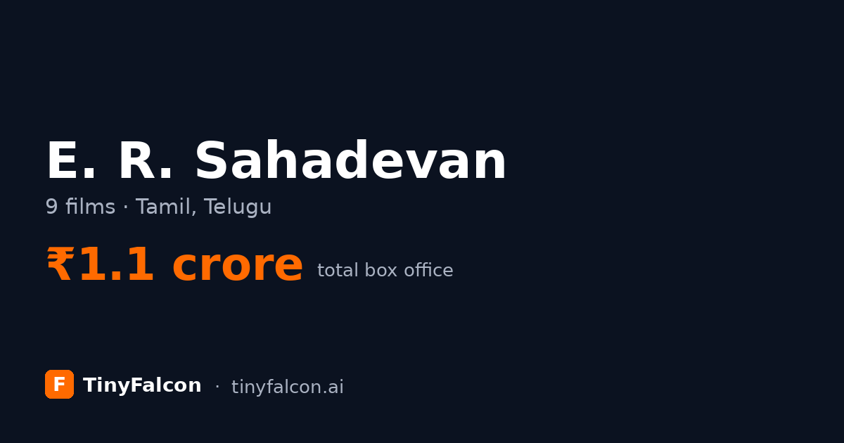E. R. Sahadevan