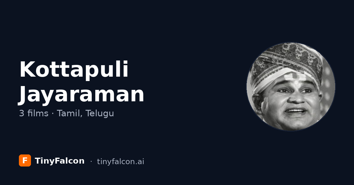 Kottapuli Jayaraman