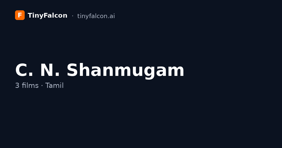 C. N. Shanmugam