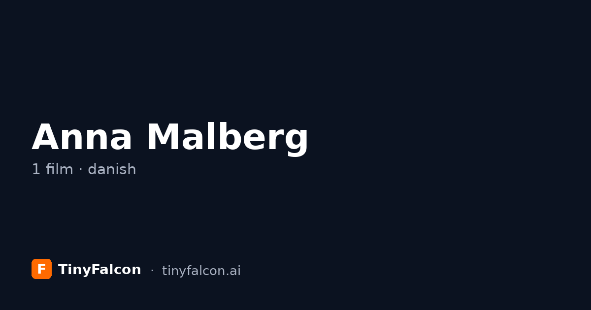 Anna Malberg