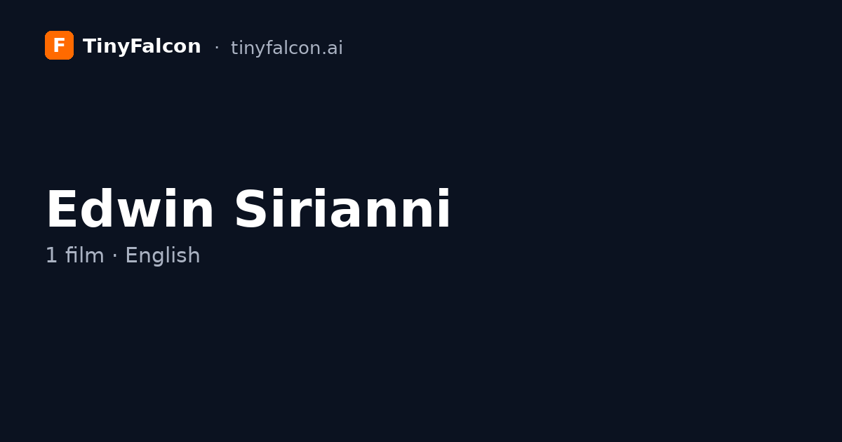 Edwin Sirianni