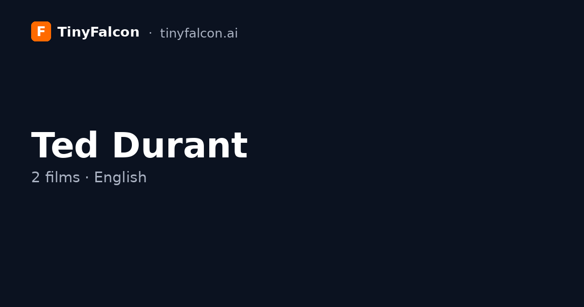 Ted Durant