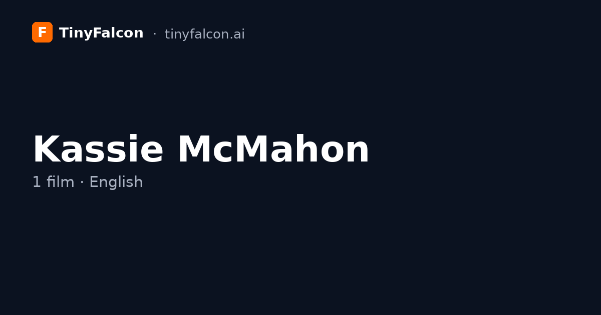Kassie McMahon