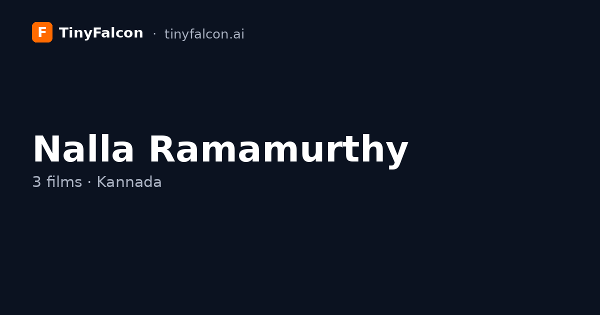 Nalla Ramamurthy
