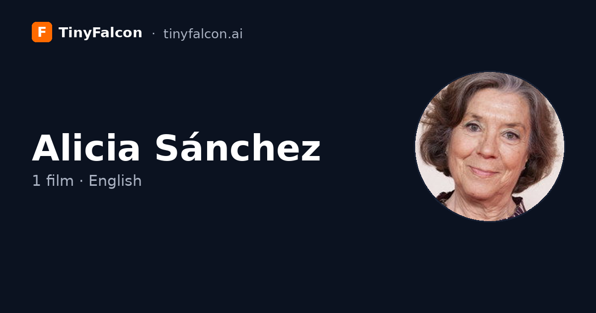 Alicia Sánchez