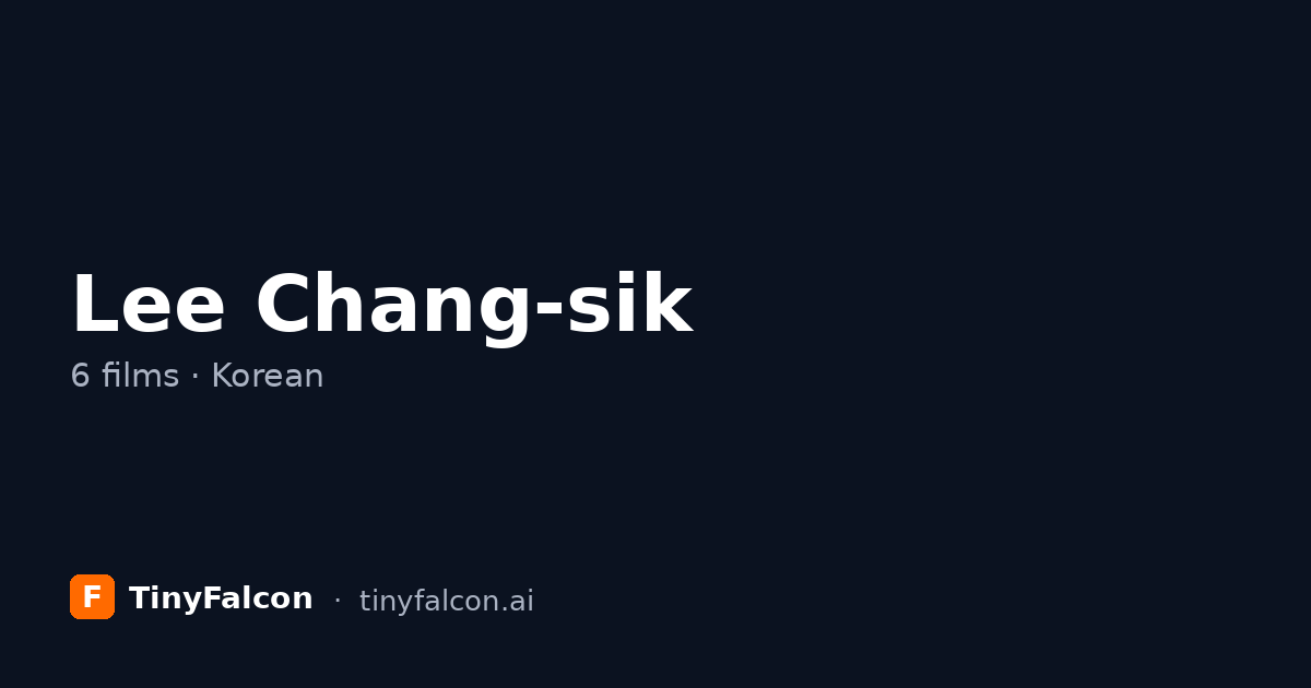 Lee Chang-sik