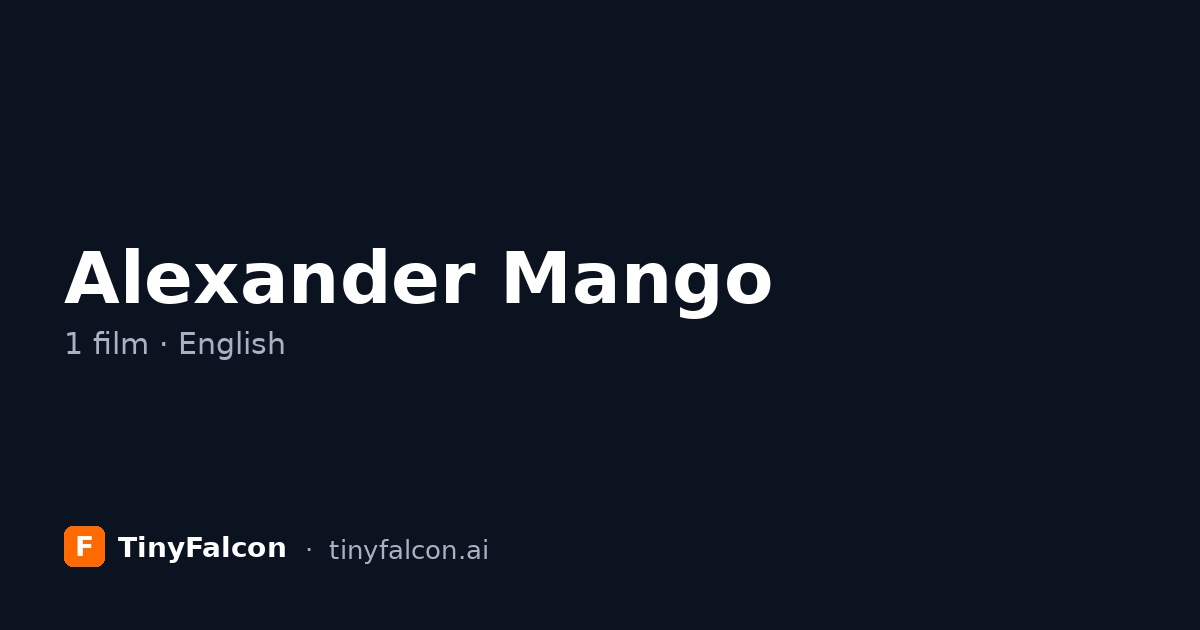 Alexander Mango