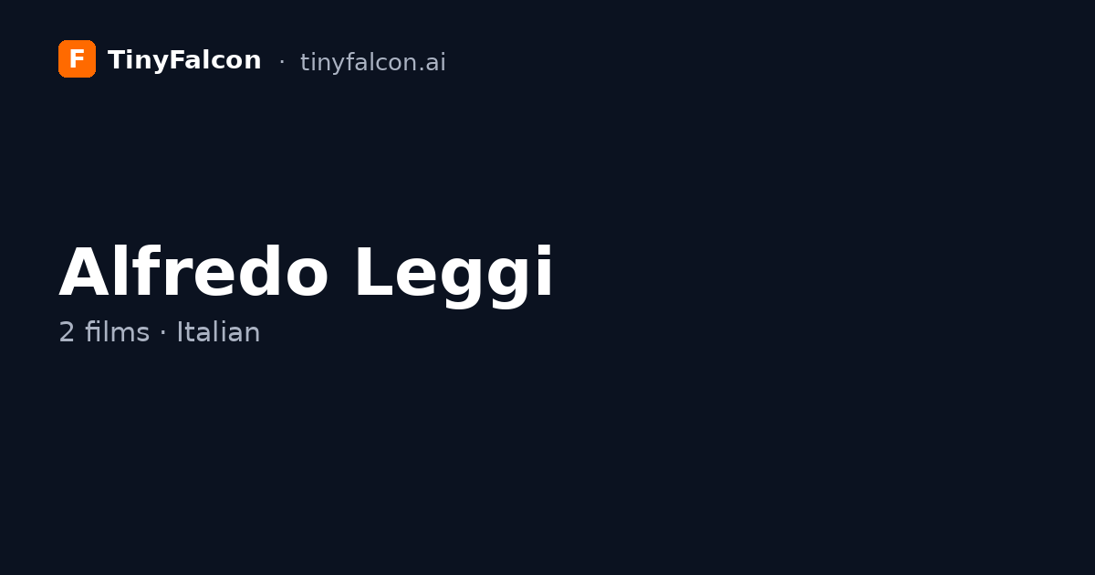 Alfredo Leggi