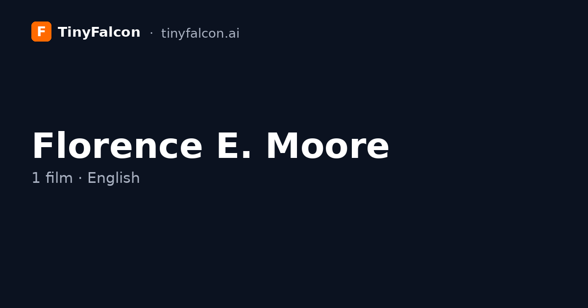 Florence E. Moore