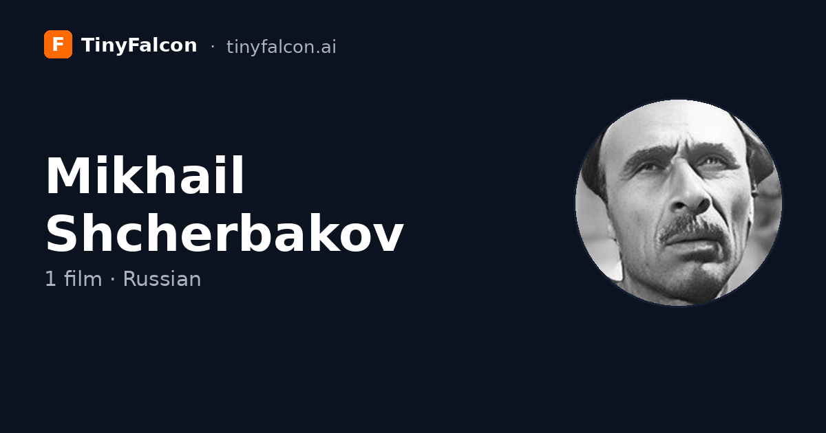Mikhail Shcherbakov