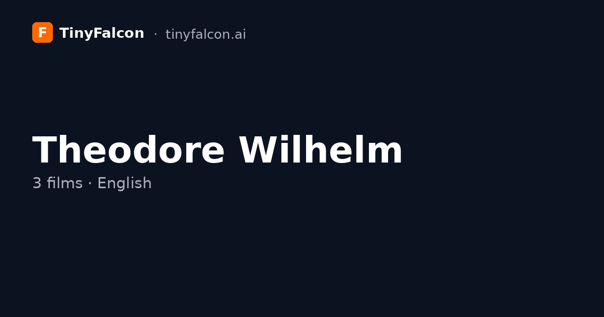 Theodore Wilhelm