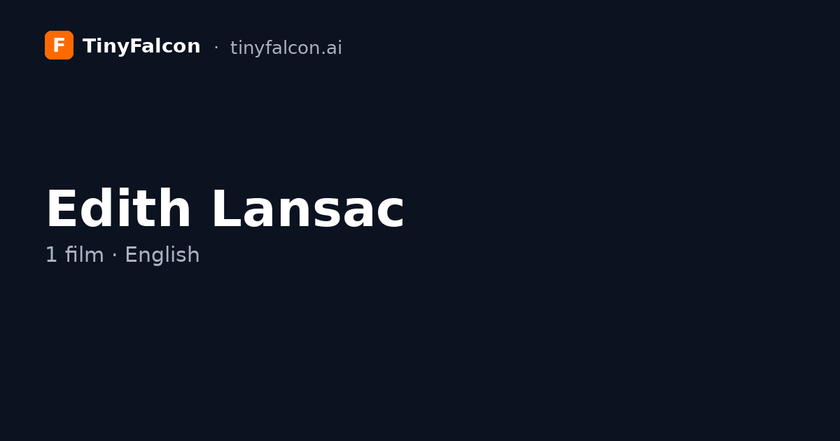 Edith Lansac
