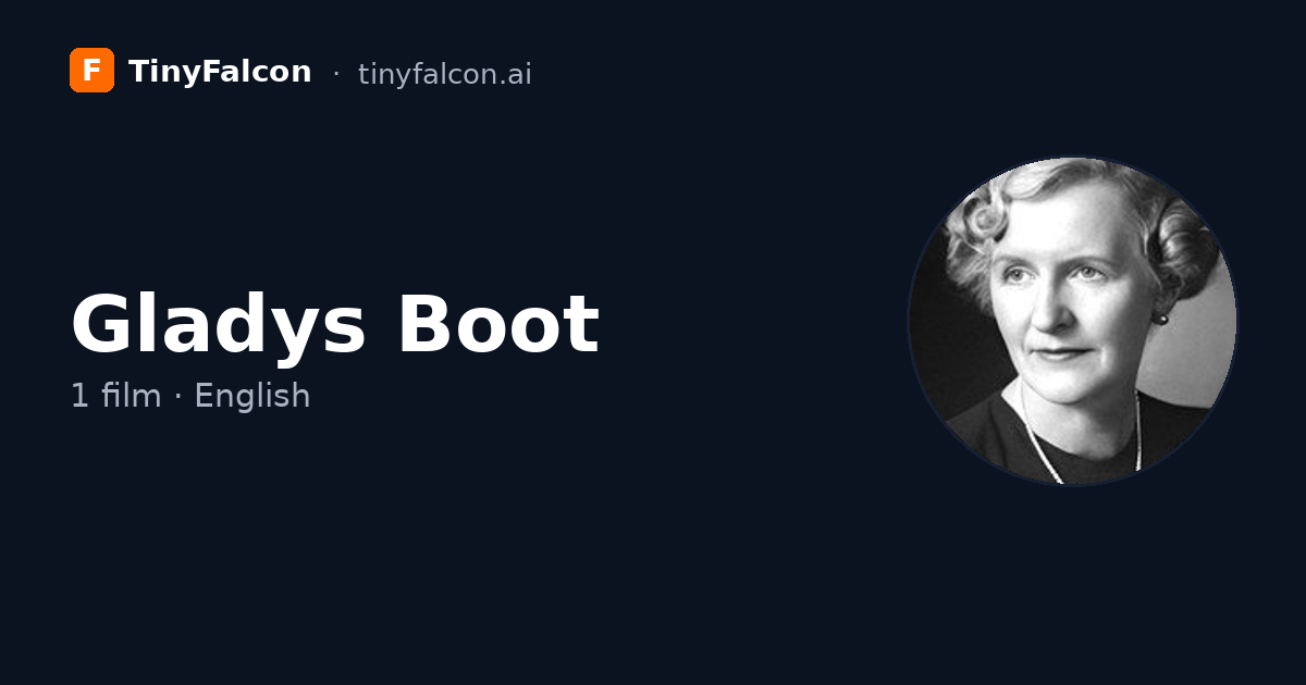 Gladys Boot