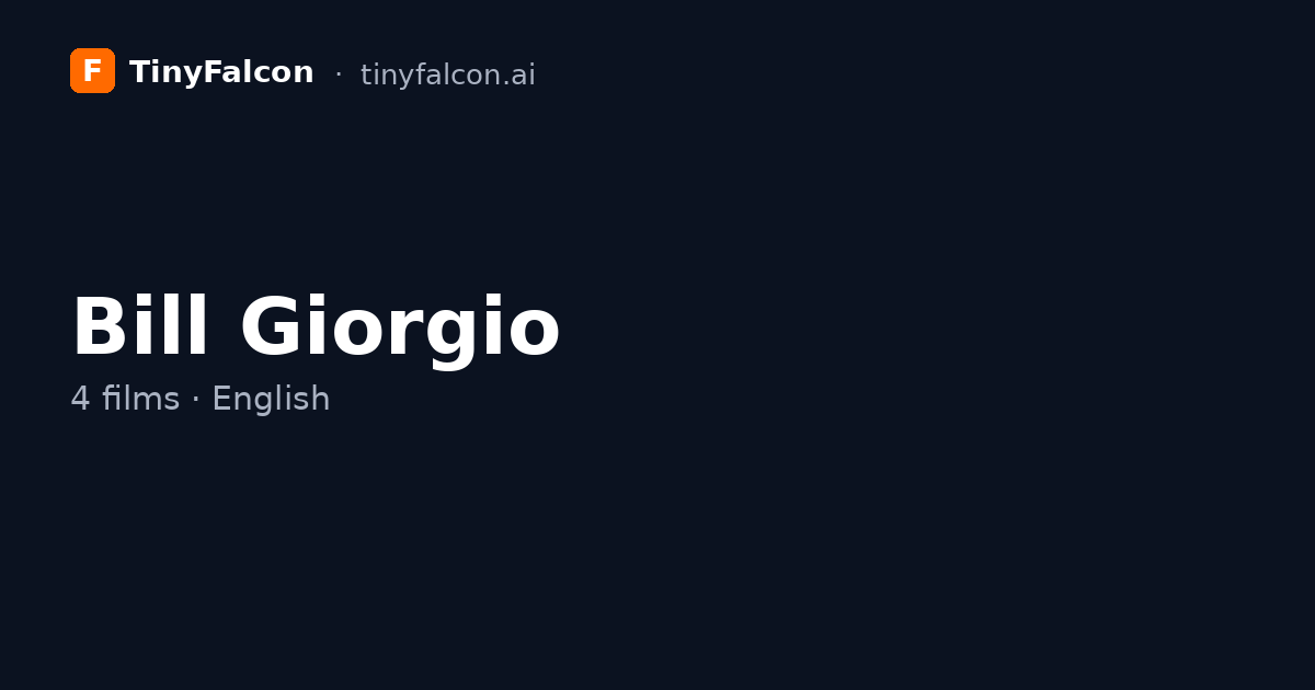 Bill Giorgio