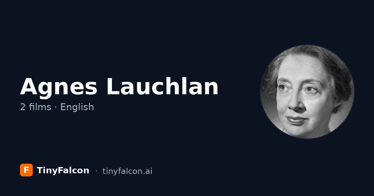 Agnes Lauchlan