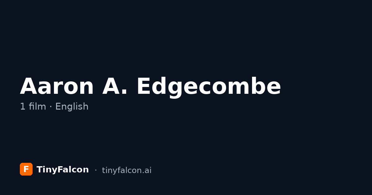 Aaron A. Edgecombe
