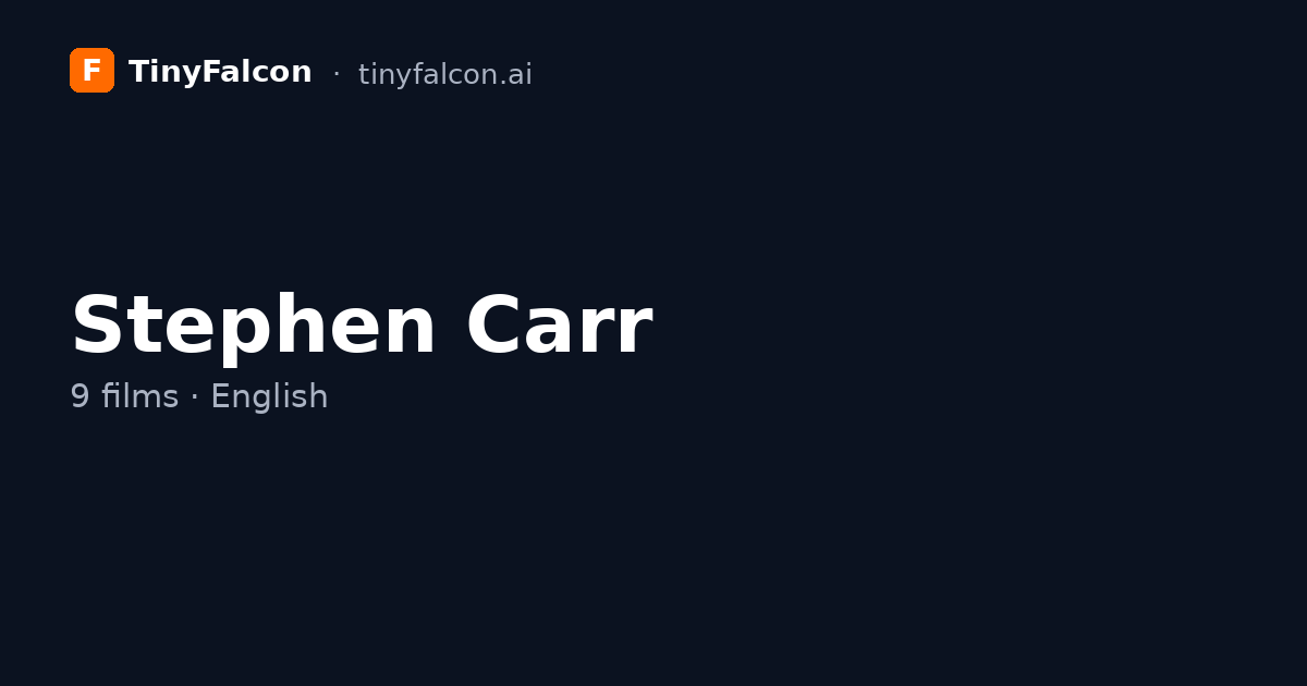 Stephen Carr