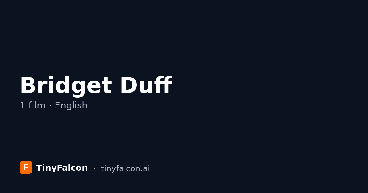 Bridget Duff