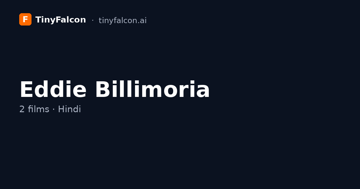 Eddie Billimoria