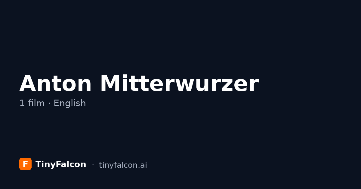 Anton Mitterwurzer