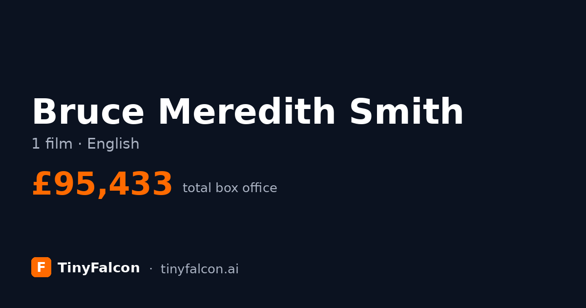 Bruce Meredith Smith