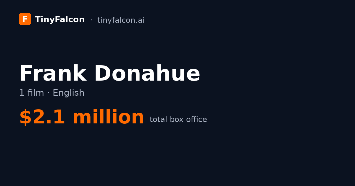 Frank Donahue