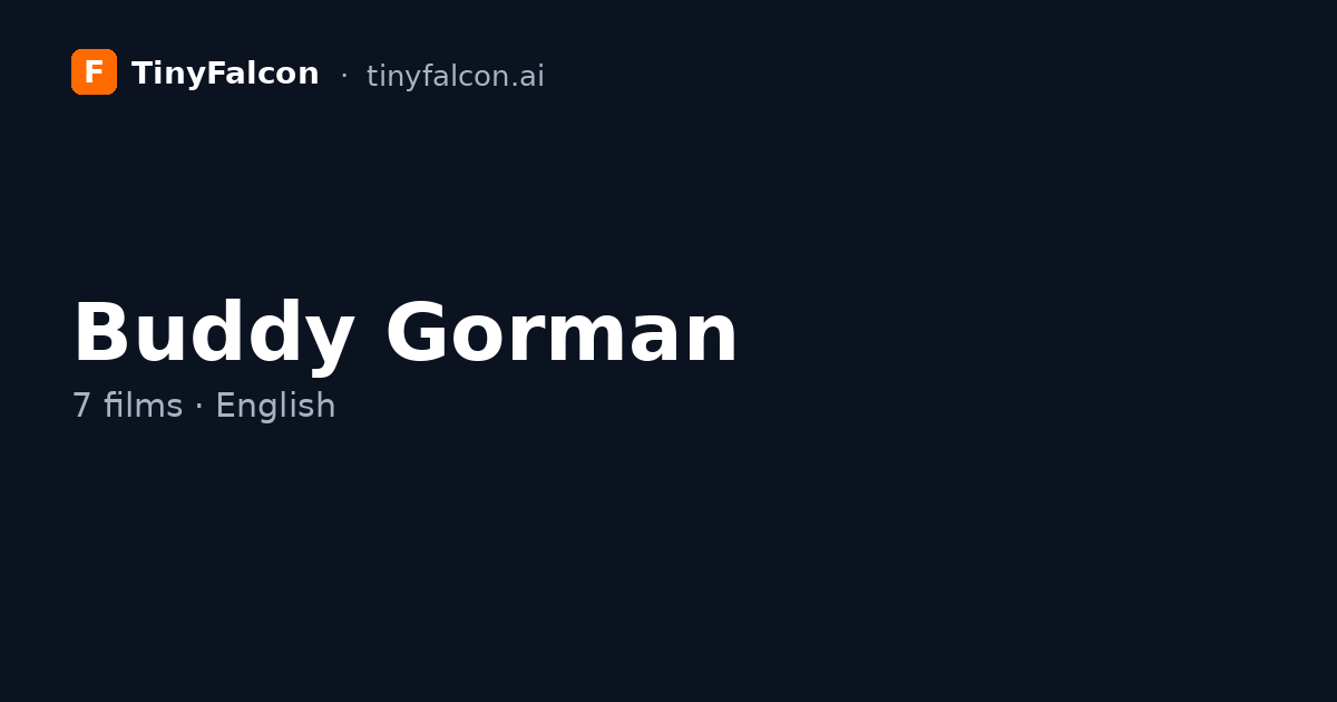 Buddy Gorman