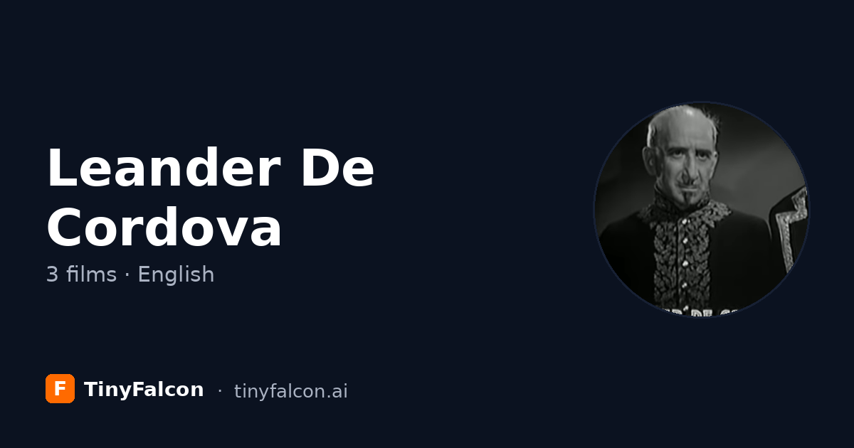 Leander De Cordova