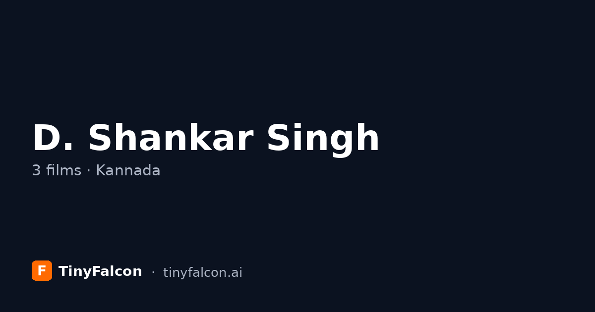 D. Shankar Singh