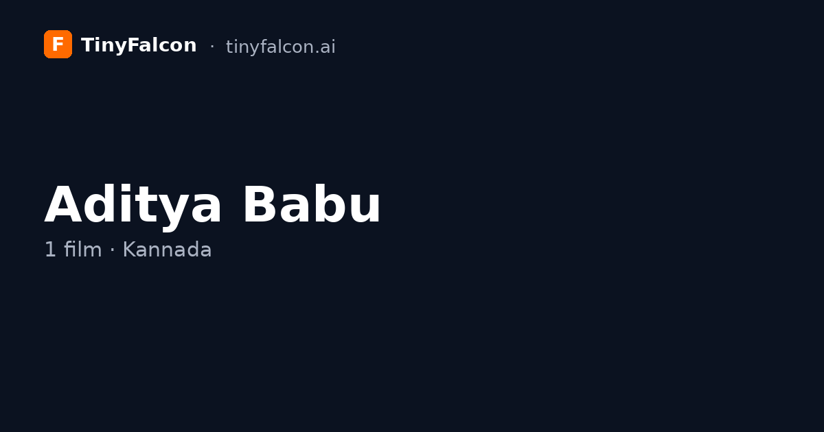 Aditya Babu