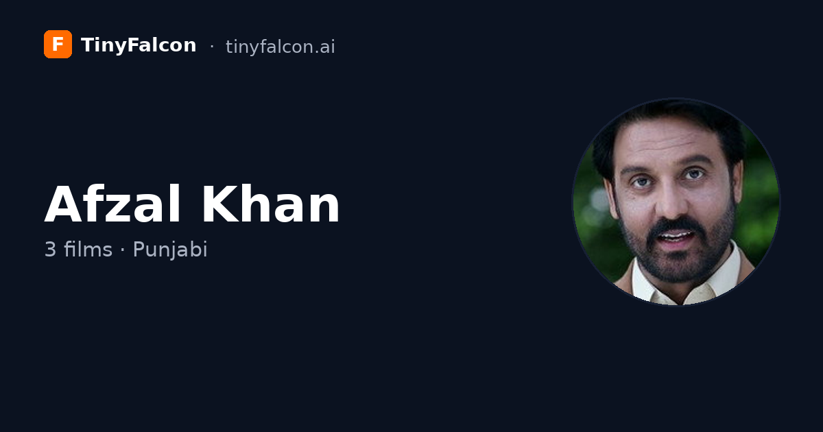 Afzal Khan