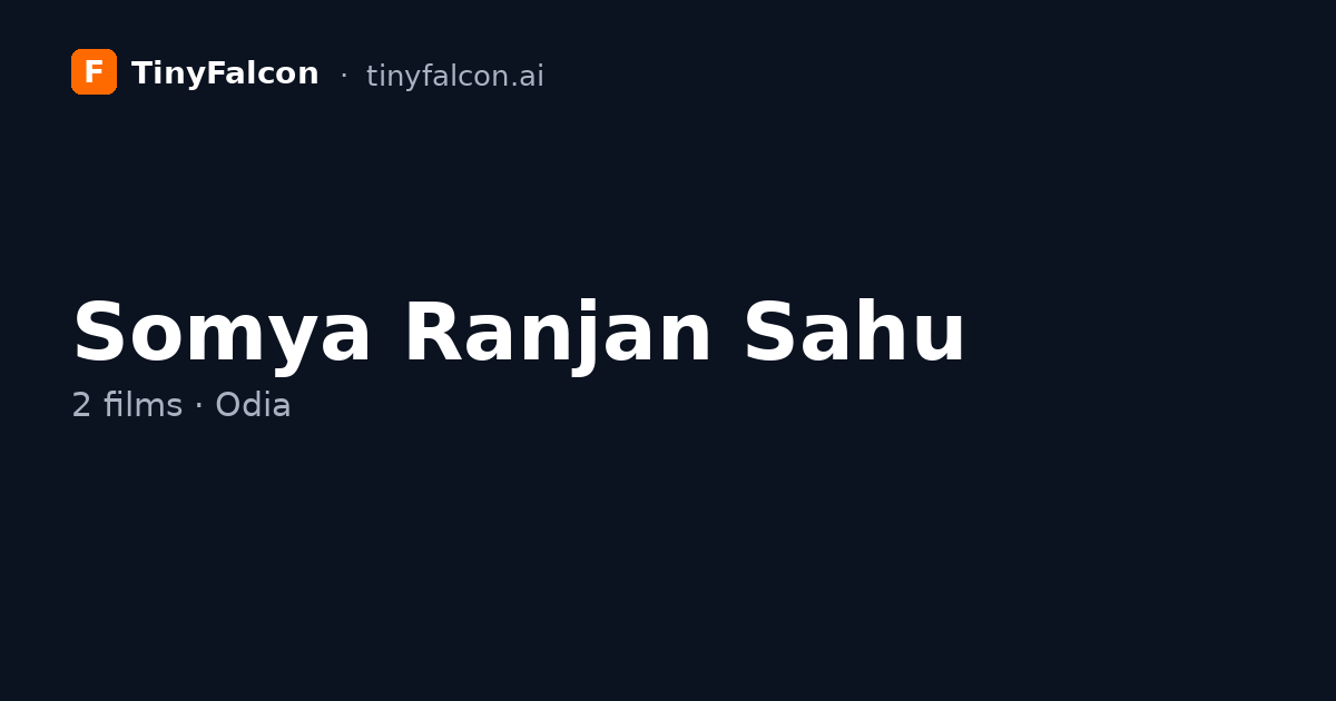Somya Ranjan Sahu