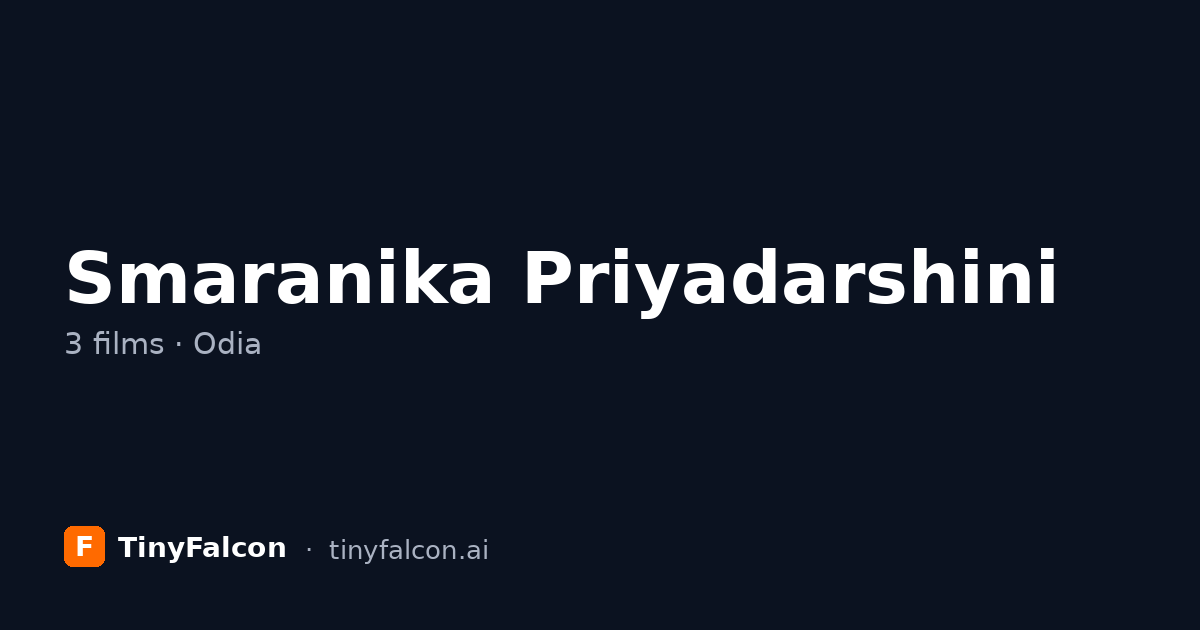 Smaranika Priyadarshini