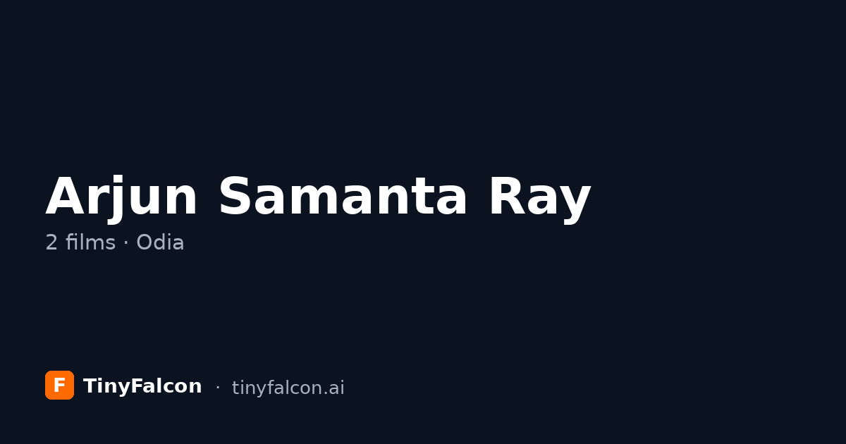 Arjun Samanta Ray