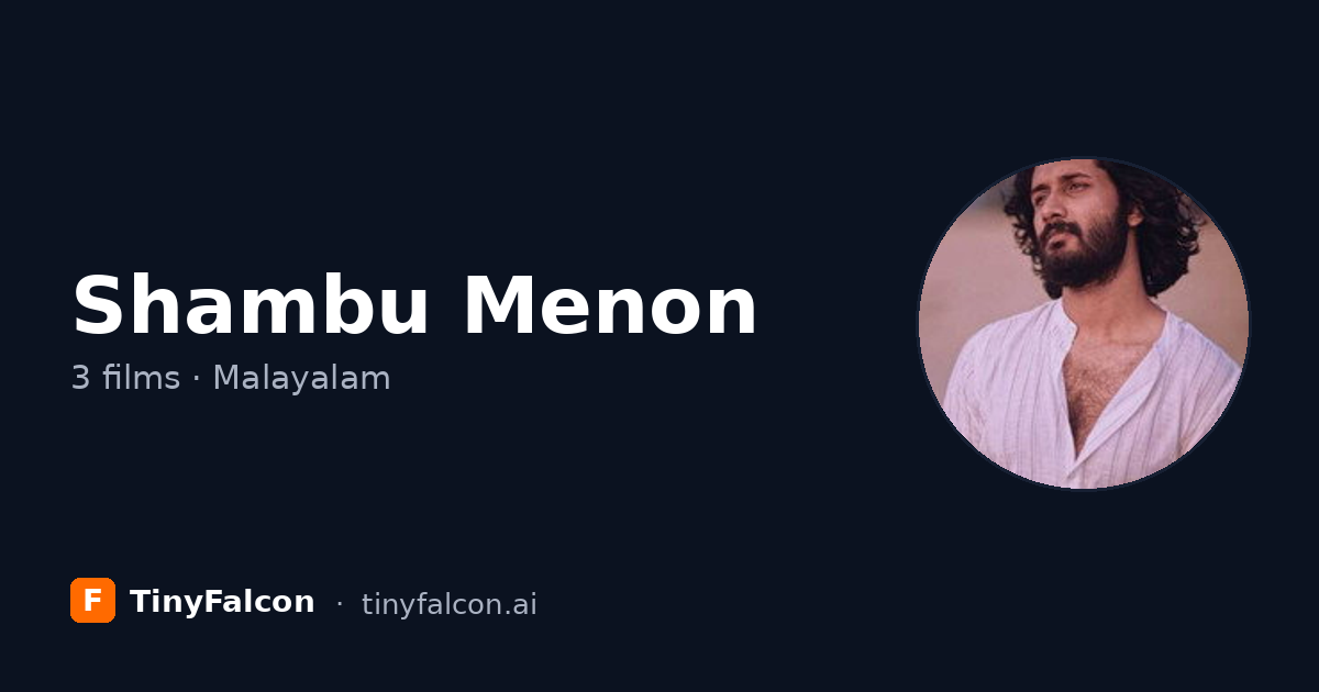 Shambu Menon