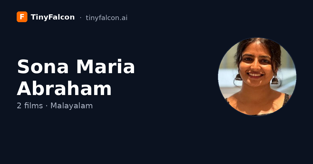 Sona Maria Abraham