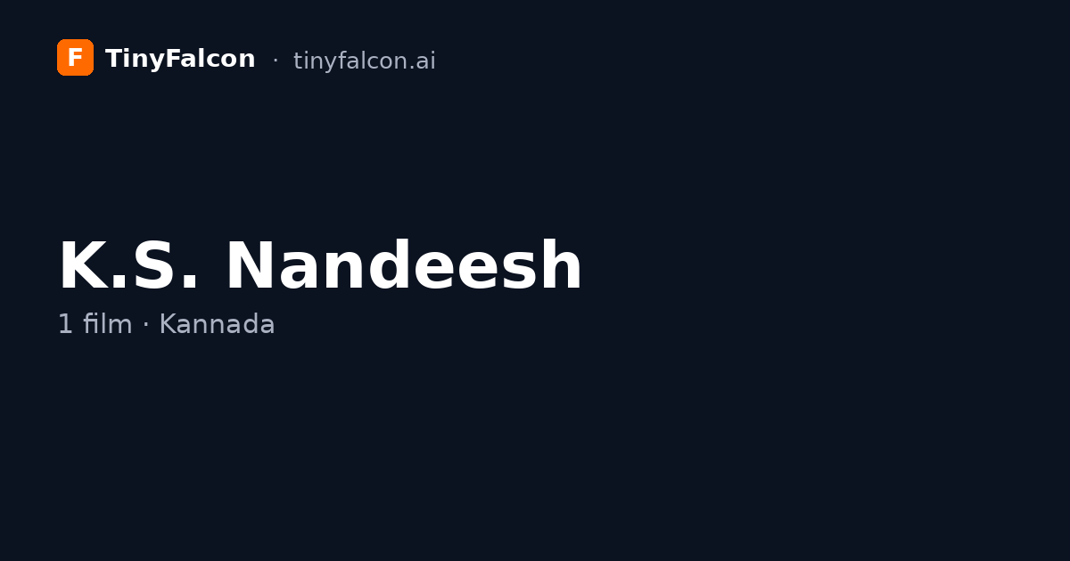 K.S. Nandeesh