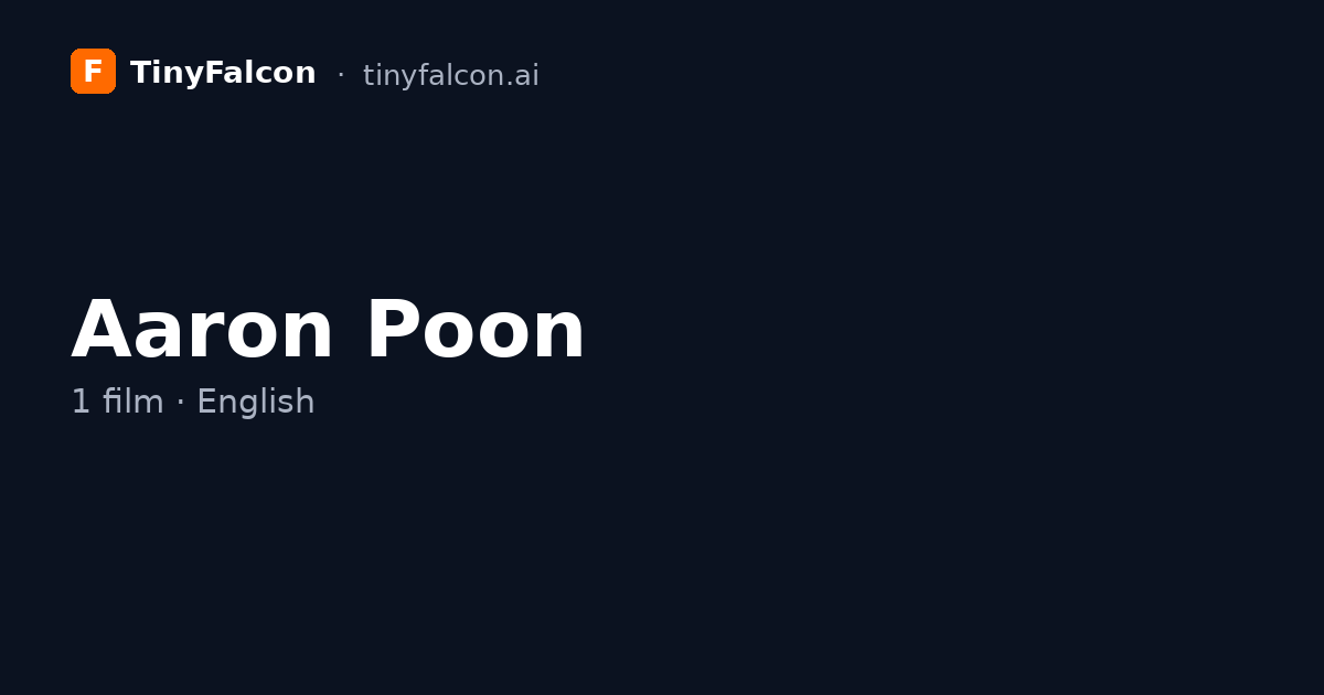Aaron Poon